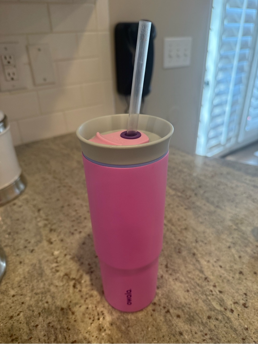 Owala 24 oz Pink Insulated Tumbler with Straw